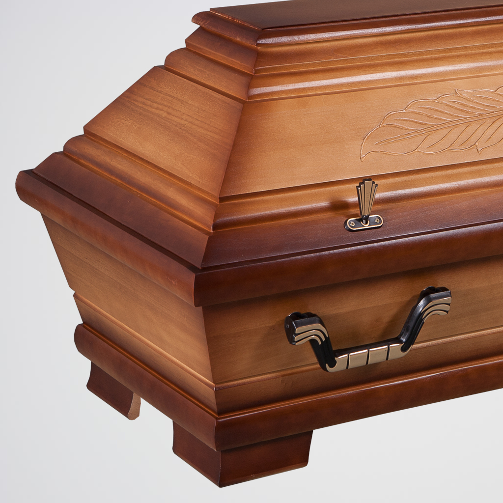 Pappelsarg patiniert mit Palme – Bild 2