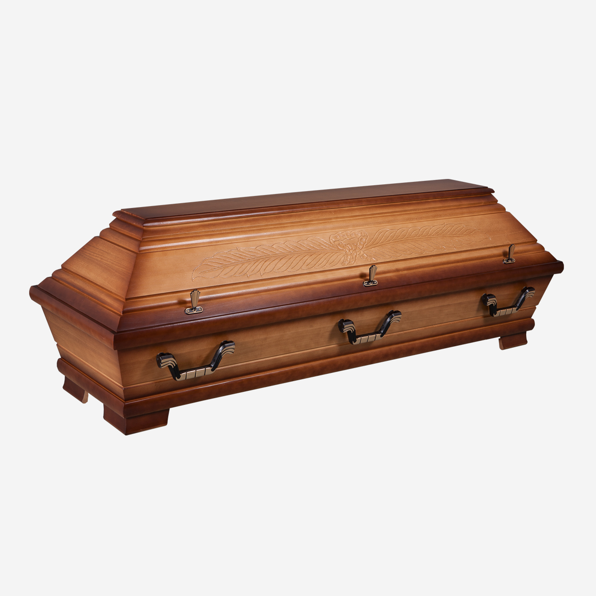 Pappelsarg patiniert mit Palme