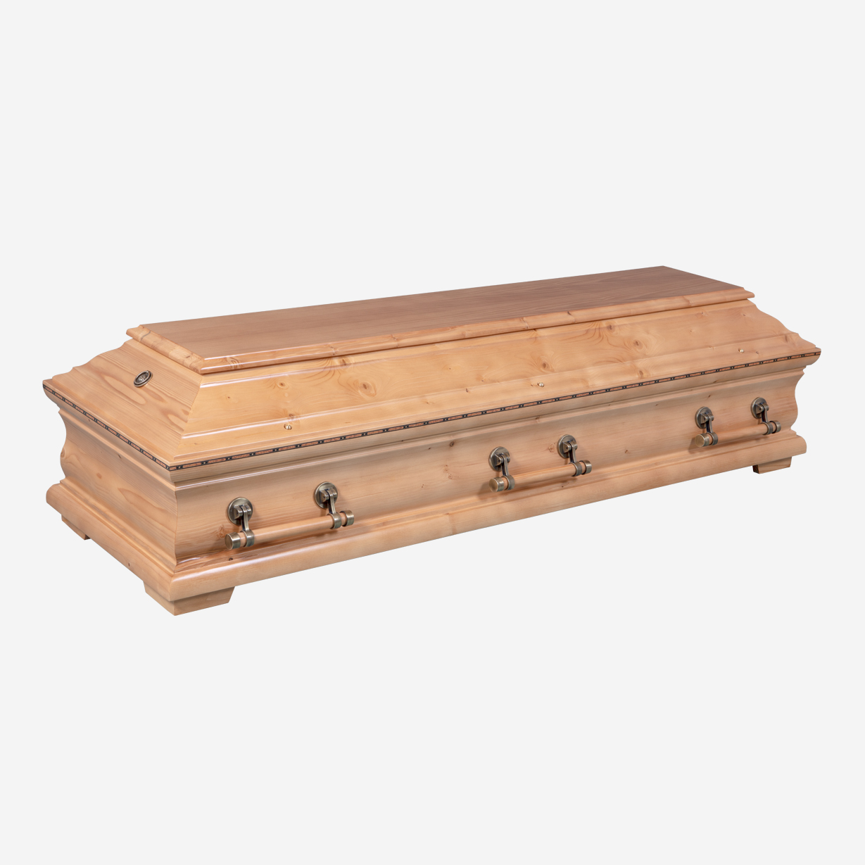 Tanne mit Intarsiendekor