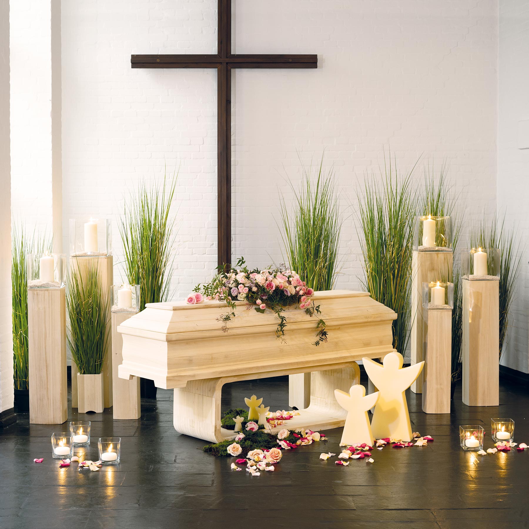 Komplettdekoration Paulownia-Holz