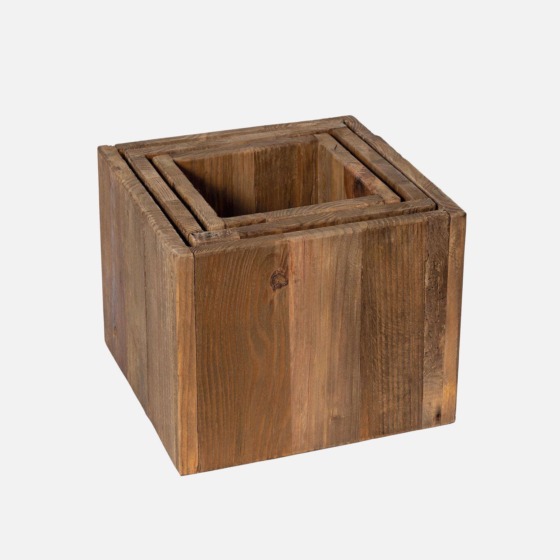 Übertopfe aus Pinienholz – Bild 3