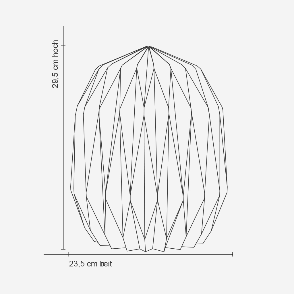 Papierurne Velvet Rain – Bild 4